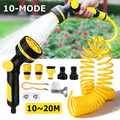 Flexible Garden Hose Expandable Flexible EVA Water Hose w/ Spray Nozzle 20M 65FT