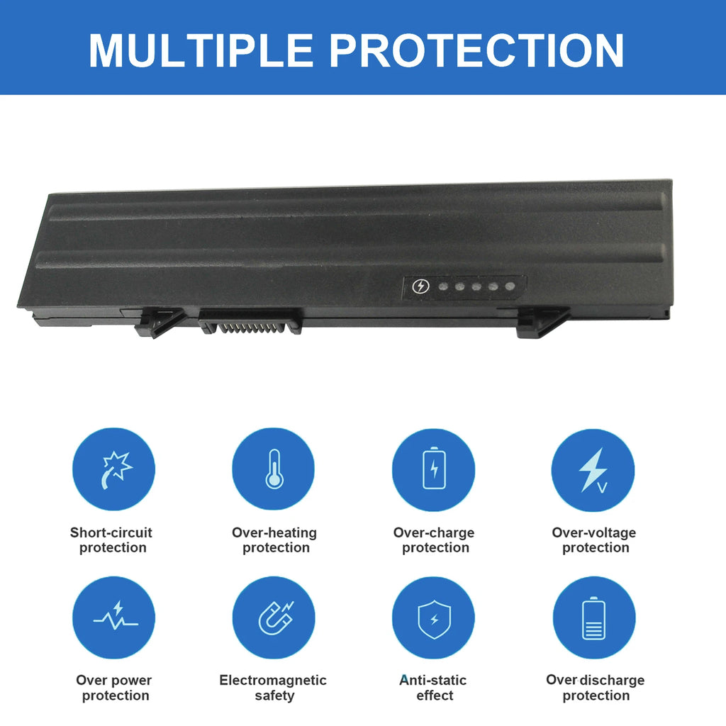 Replacement Battery For Dell Latitude E5500 E5400 E5410 E5510 KM970 5200mAh NEW