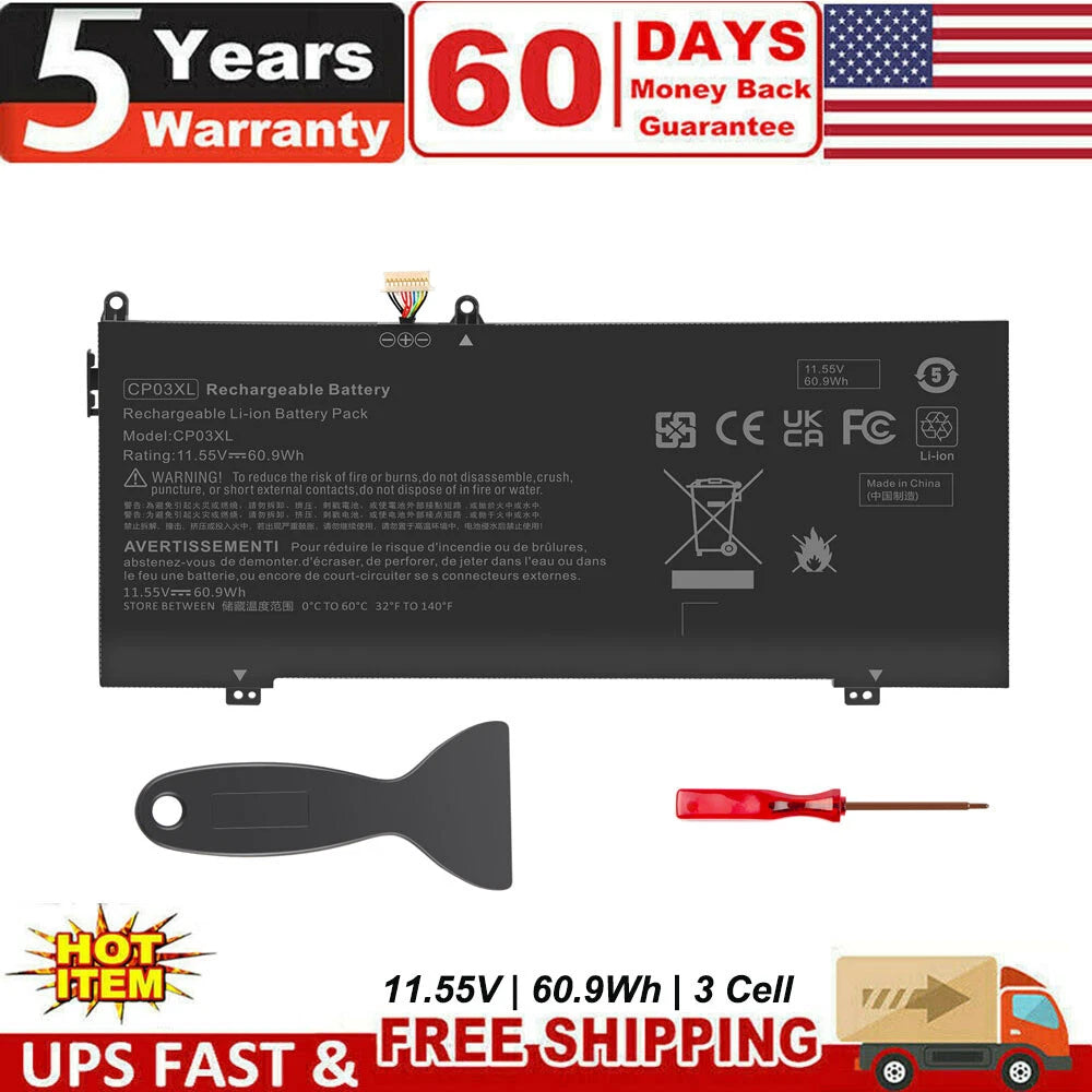 CP03XL Laptop Battery for HP Spectre X360 13 TPN-Q199 929066-421 HSTNN-LB8E