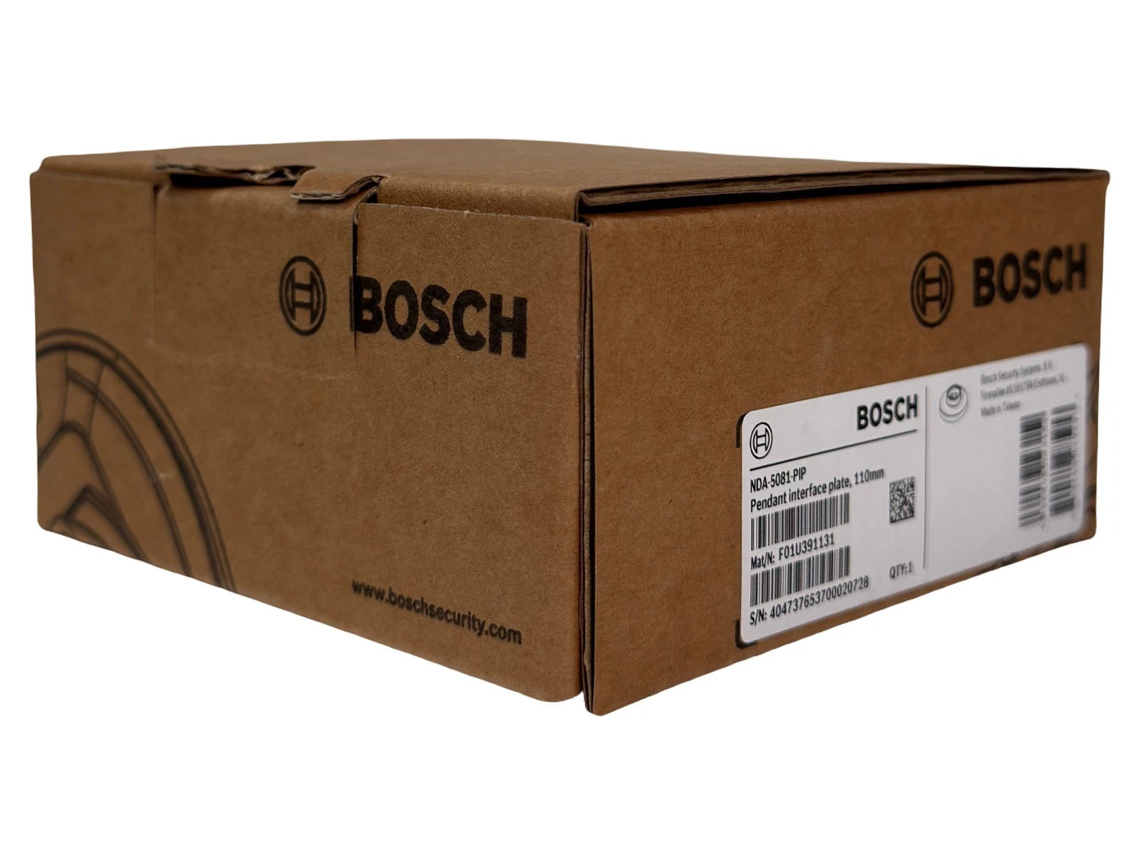 NEW Bosch NDA-5081-PIP Pendant interface plate 110mm/w F01U391131