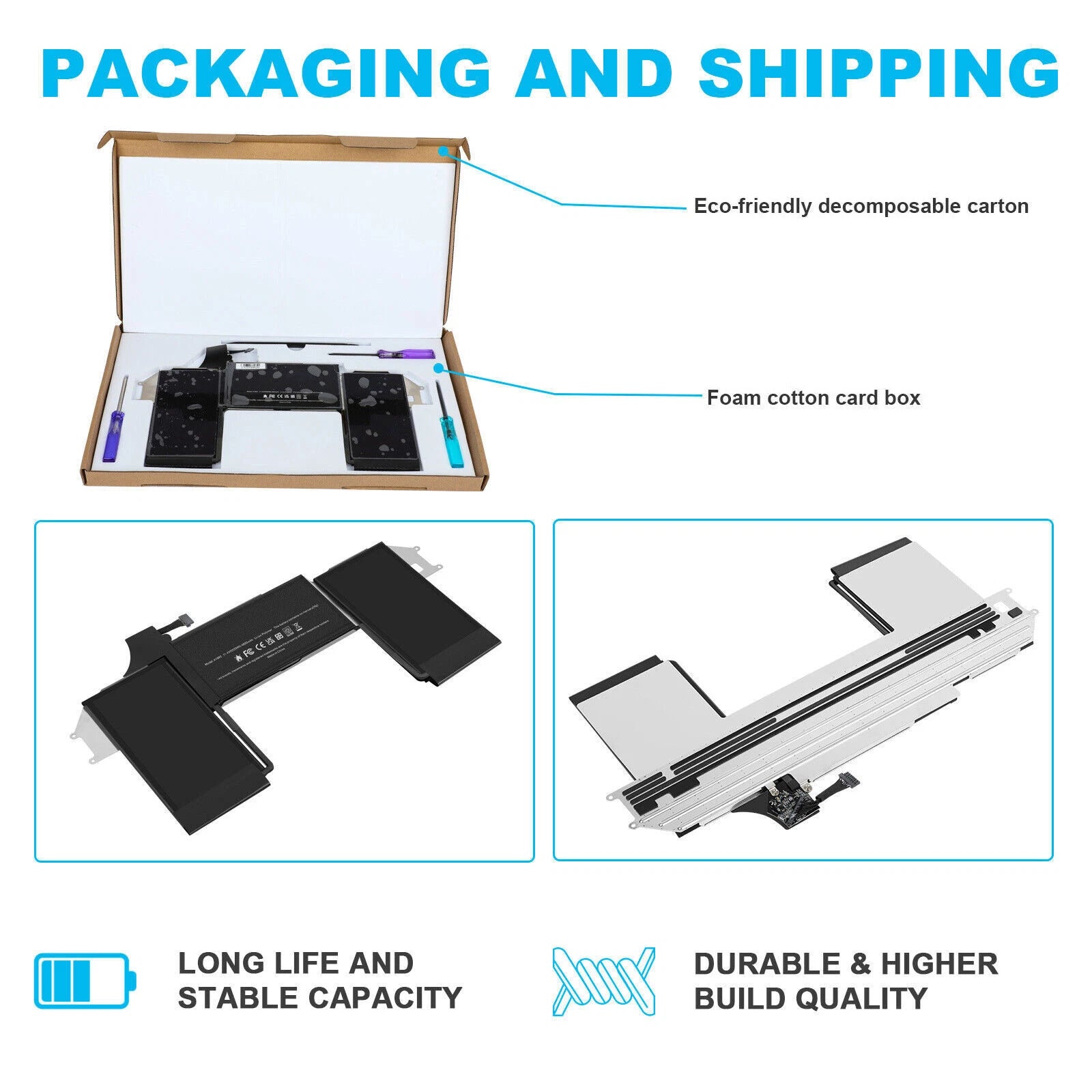 A1965 Battery For Apple Macbook Air 13''A1932 2018 2019 A2179 2020 EMC 3184 3302