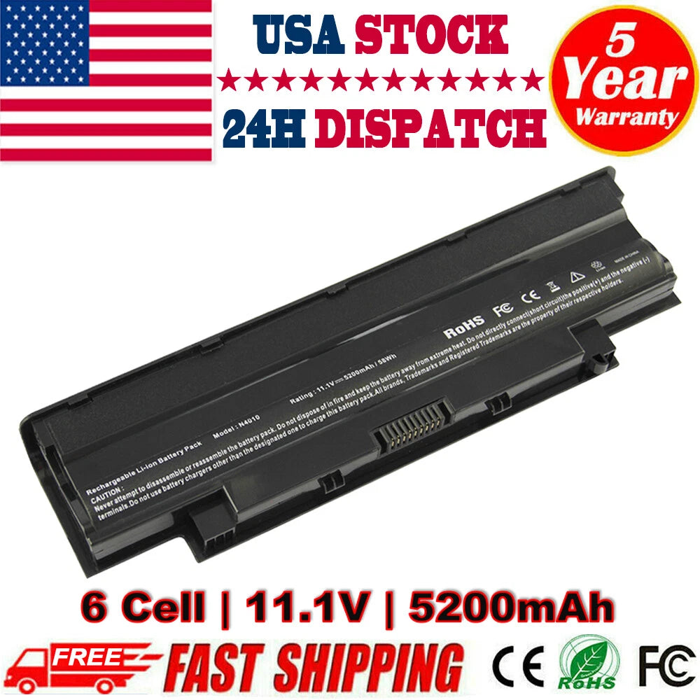 Replace Battery J1KND for Dell Inspiron N7110 N5110 N4110 N5030 N5040 N5050 PC