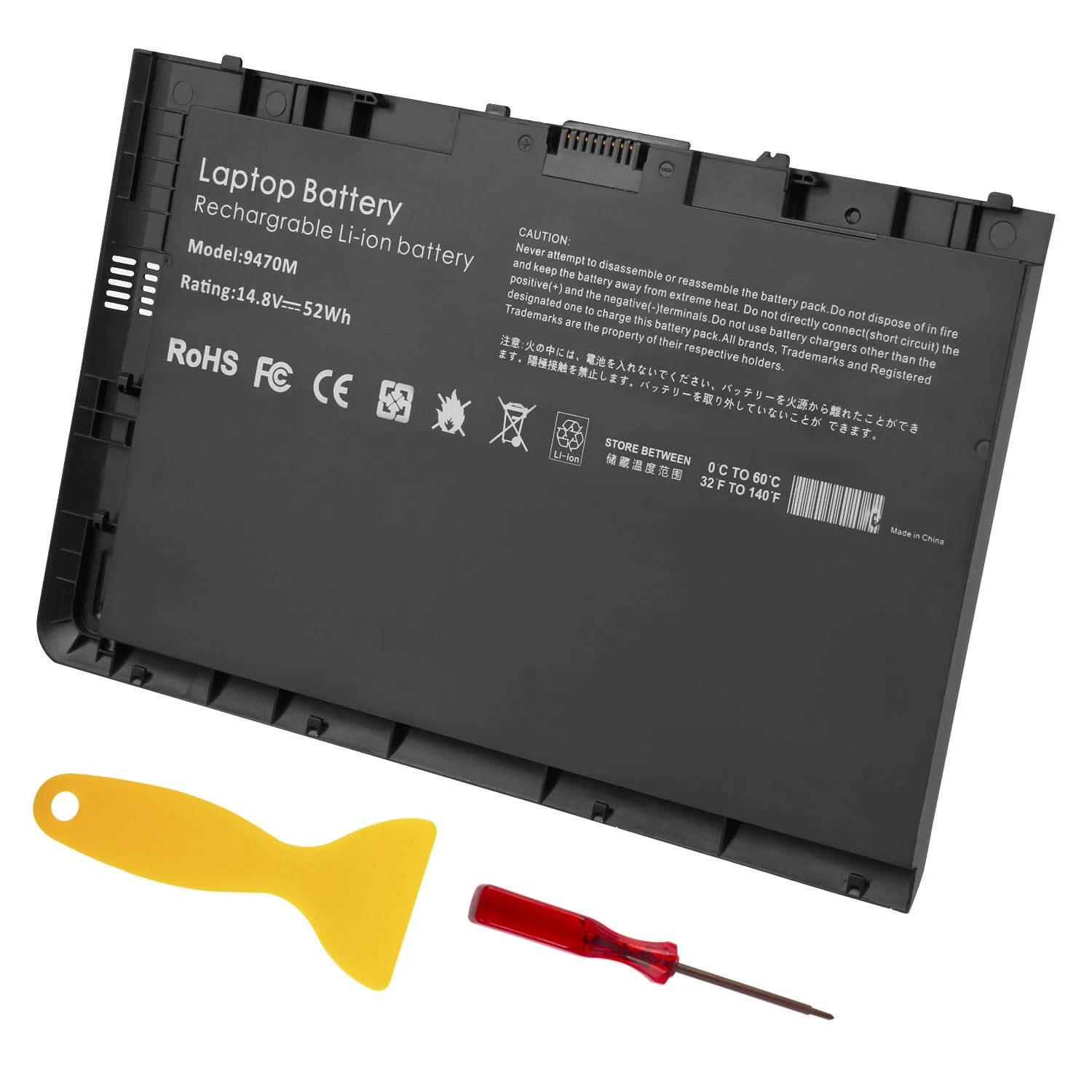 ?BT04XL Laptop Battery for HP EliteBook Folio 9470M 9480M HSTNN-DB3Z 687945-001