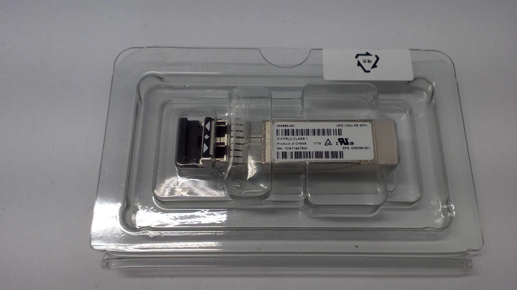 HPE 10Gb SR SFP+ Optical Transceiver PN 455885-001 NEW