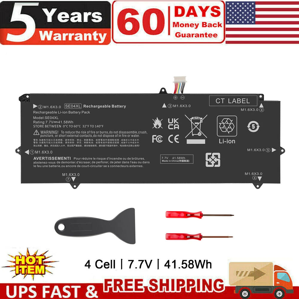 SE04XL Battery for HP Pro Tablet x2 612 G2 860724-281 HSTNN-DB7Q 860708-855 PC