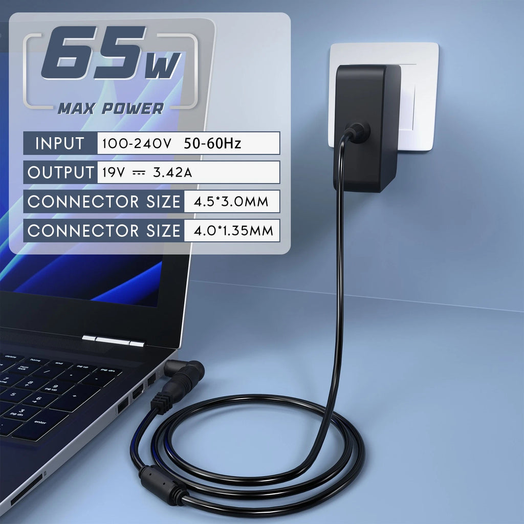 45W/65W For ASUS Vivobook 14 F1402 12th Gen 19V AD2108320 4.5mm / 4.0mm Adapter