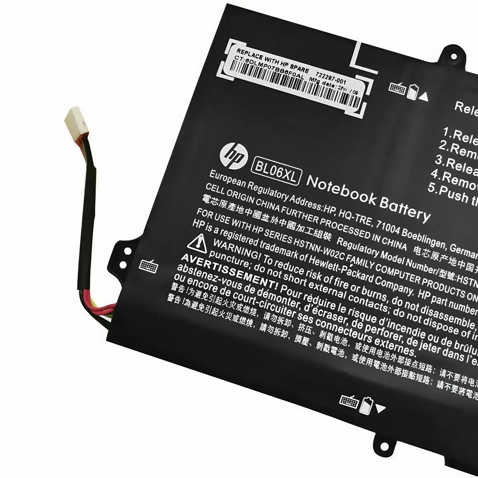 NEW OEM Genuine 42WH BL06XL Battery For HP EliteBook Folio 1040 GI G2 HSTNN-DB5D