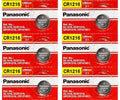 CR1216 Battery 3 Volt Lithium Coin Batteries By Panasonic (Pack of 6) EXP 2028