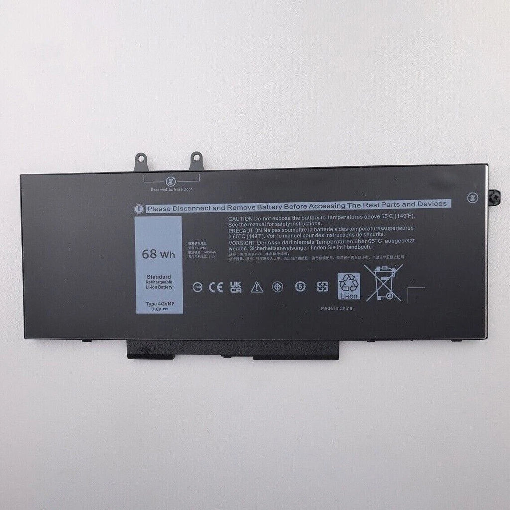 4GVMP Battery For Dell Latitude 5400 5500 Precision 3540 9JRYT C5GV2 /Charger