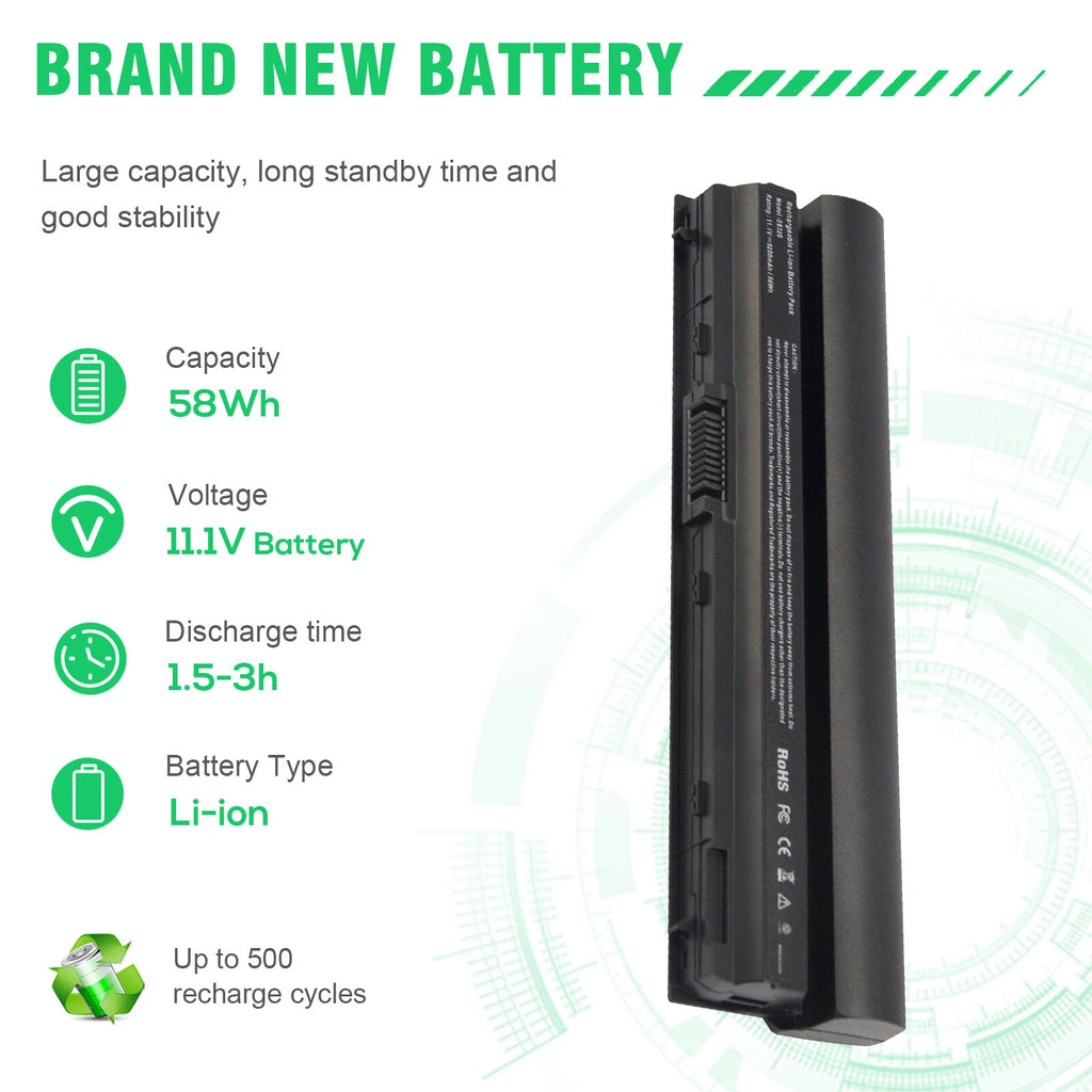 LOT 10 Battery for Dell Latitude E6320 E6230 E6120 E6220 E6330 RFJMW K4CP5 Y61CV