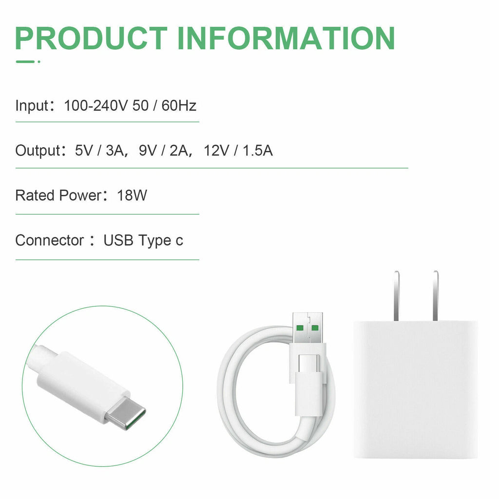 Universal USB-C Type-C AC Adapter Power PD Laptop Wall Charger Cable Cord 90W