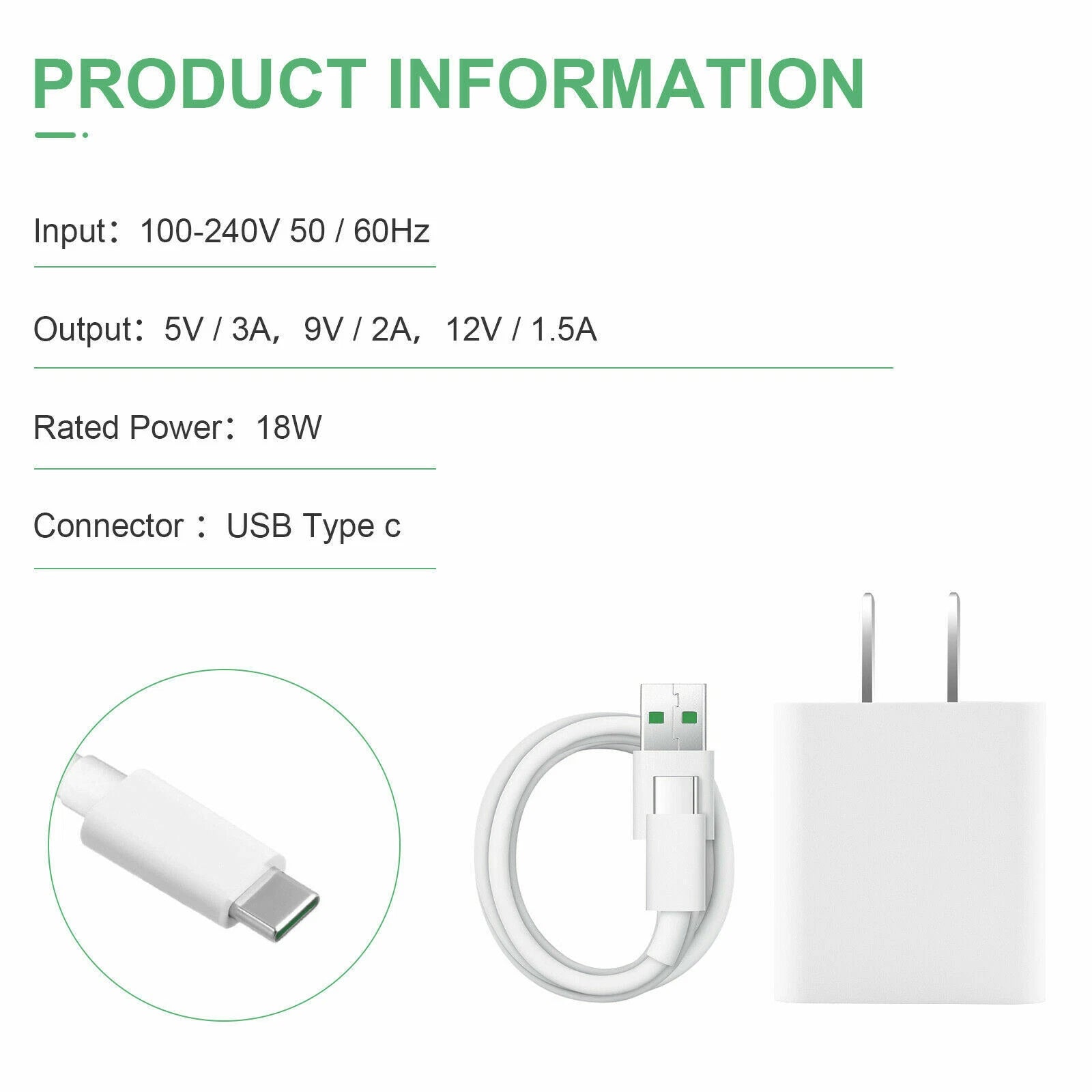 Universal USB-C Type-C AC Adapter Power PD Laptop Wall Charger Cable Cord 90W