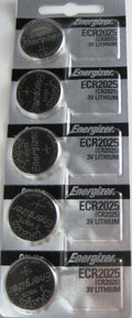 5 x CR2025 2025 Energizer Batteries