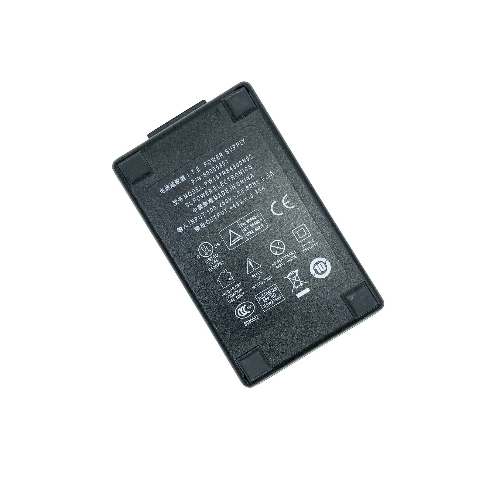 NEW Genuine SL Power PoE PW147RB4800N02 Charger for Mitel Power Supply 48V 0.35A