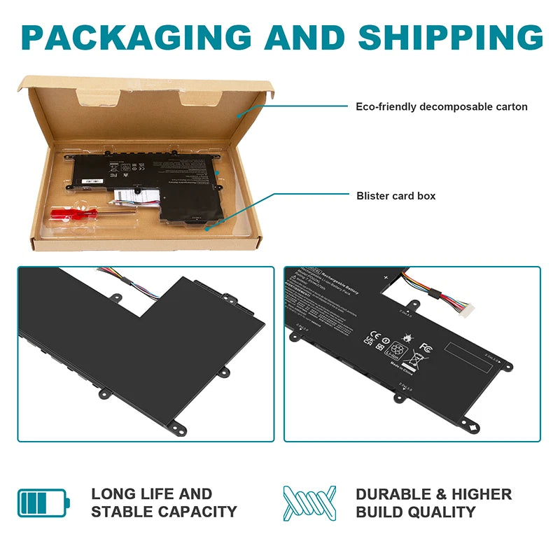 PO02XL Battery for HP Stream 11-R 11-R010NR 11-R015WN 11-R015WN 11-Y 11-Y010WM