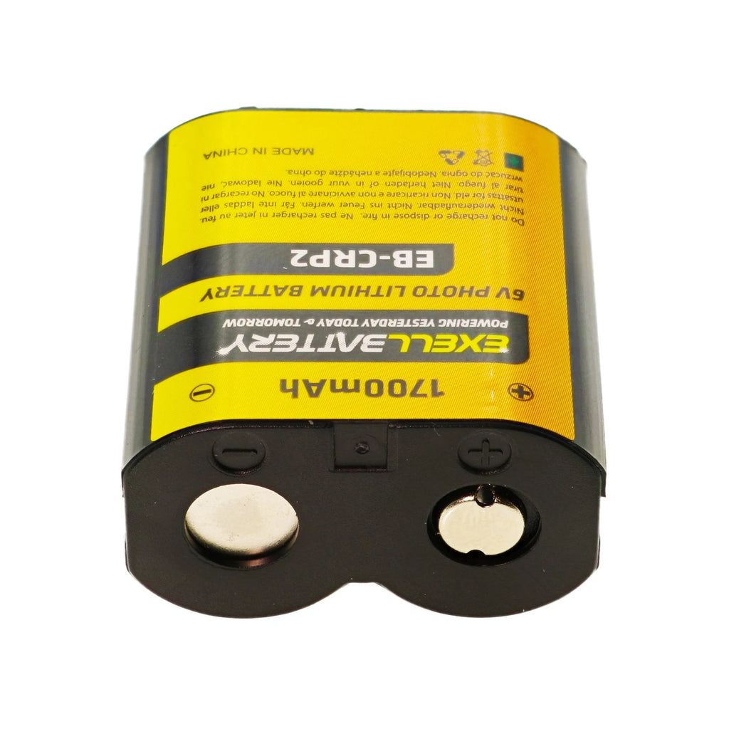 2x 6V 1700mAh CRP2 Photo Battery Compatible With 2CR-P2 PC223 DL223A For Cameras