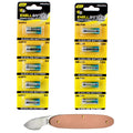 11pc Alkaline Batteries Kit Includes A28PX & 23A Batteries and Watch Opener