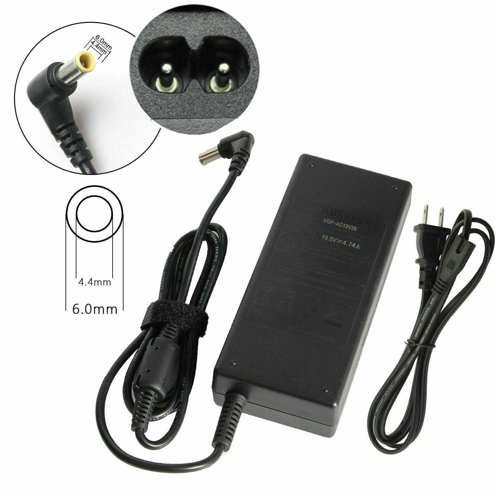 19.5v f. lg tv 32lf510b 32" lcd tv 240v ac-dc adapter with power supply cable cc