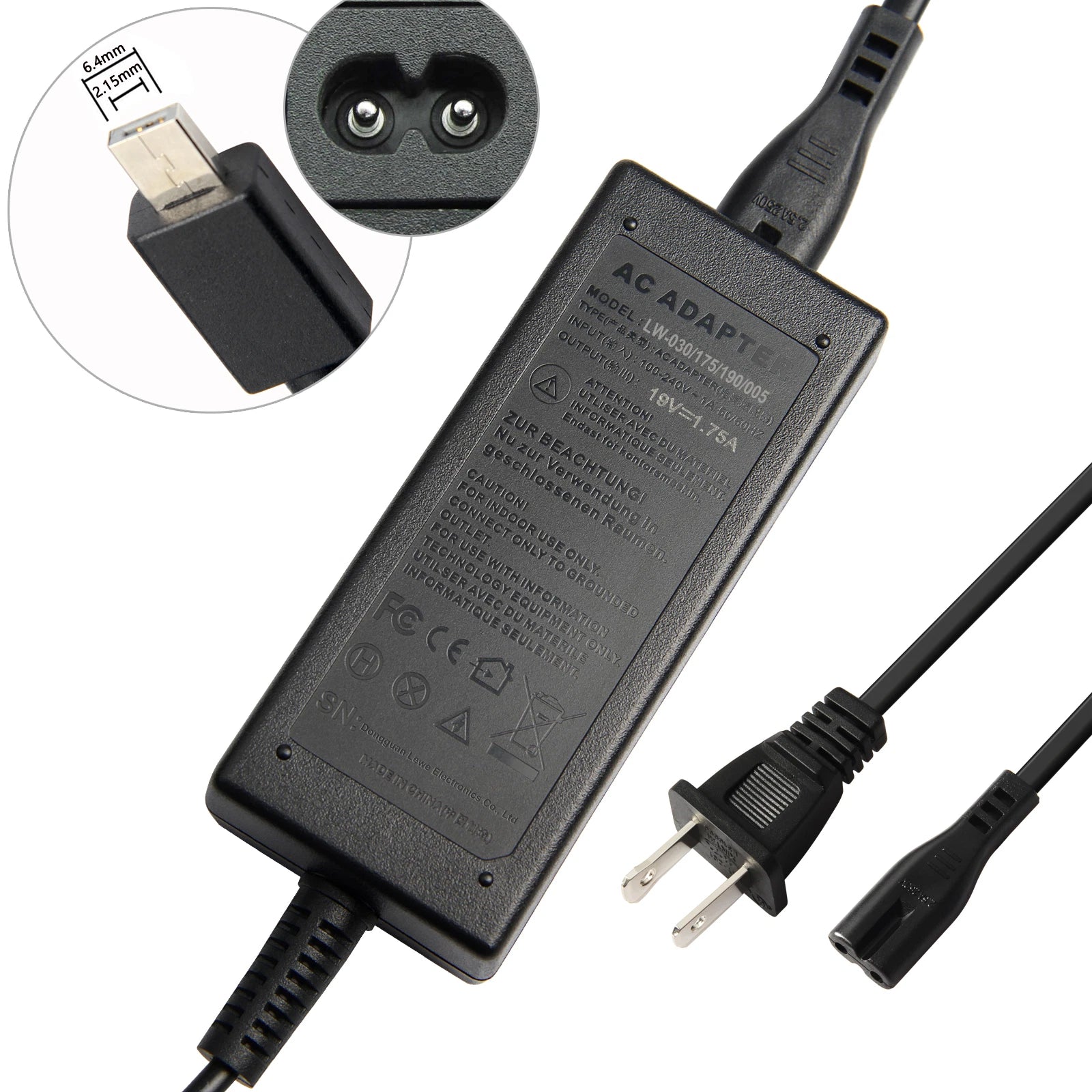 33W AC Adapter Charger for Asus Vivobook E200H AD890526 ADP-33AW ADP-33AW B