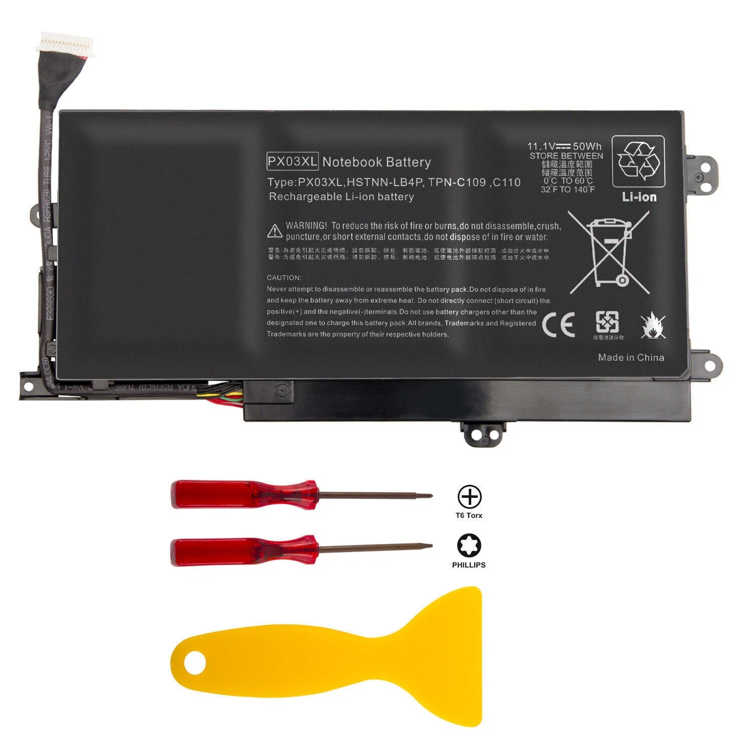 Replace Battery For HP Envy M6-k010dx M6-k012dx M6-K015DX M6-k022dx 50Wh PX03XL