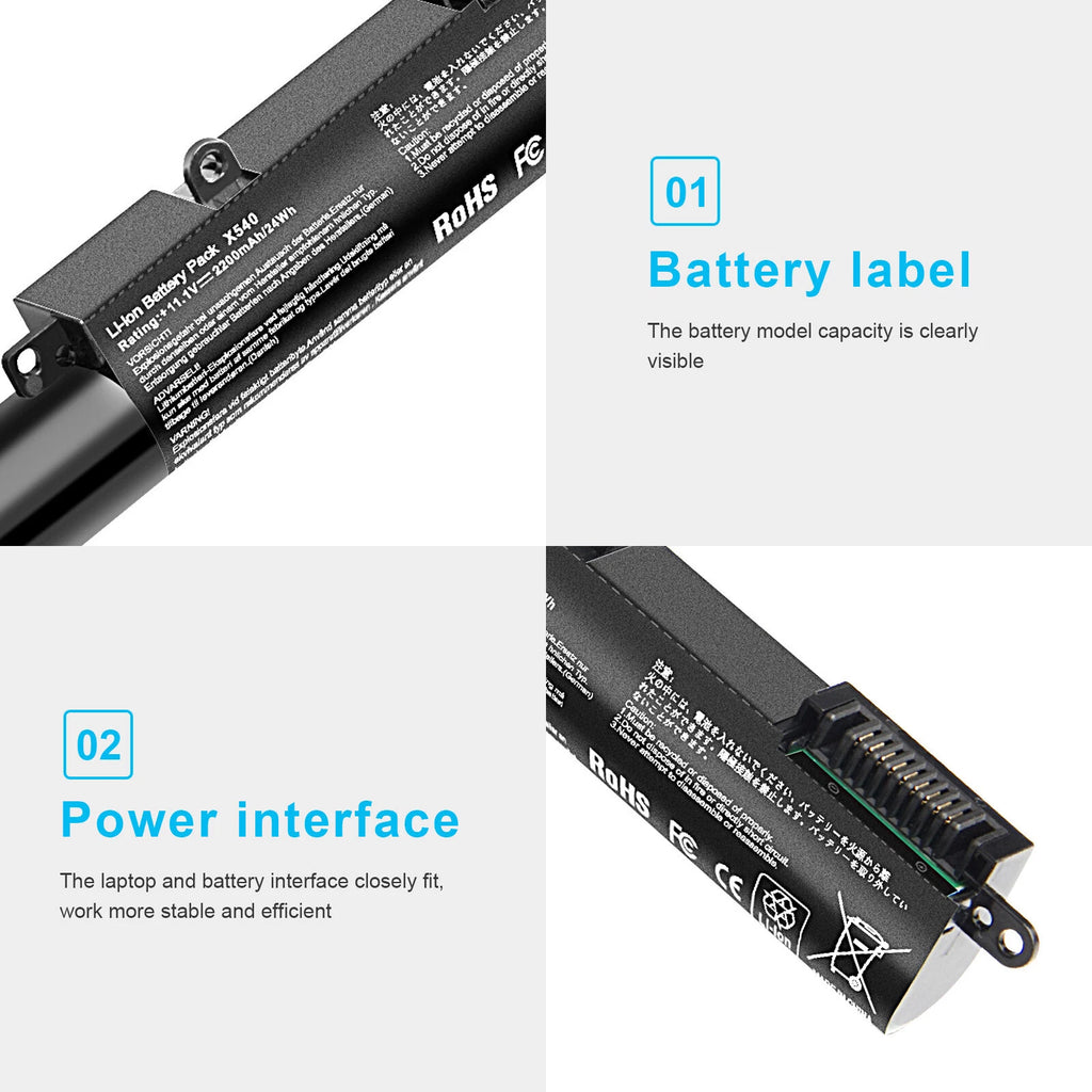 Battery For ASUS X540s X540SA R540SA X540L X540LJ X540YA R540L Series A31N1519