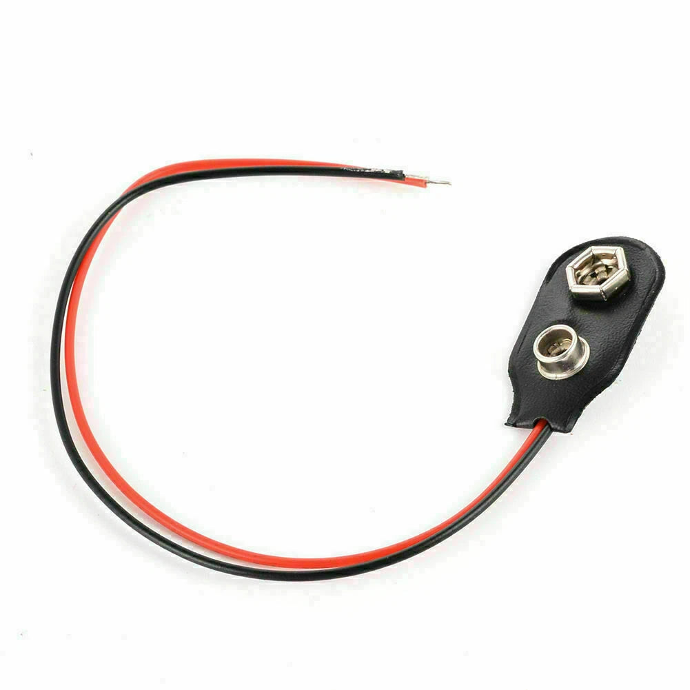 New Pack of 10 9V Battery Connector Snap Clip Wire Connector Lead Holder T Type