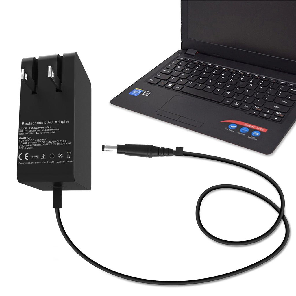5V 4A Laptop Charger For Lenovo Ideapad 100S 11" 100S-11IBY 80R2 100s 80R2001FUS
