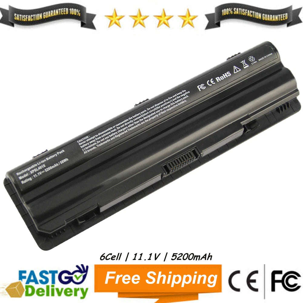 Laptop Battery for Dell XPS 14 15 17 L401x L501x L502x L521x L701X J70W7 R795X