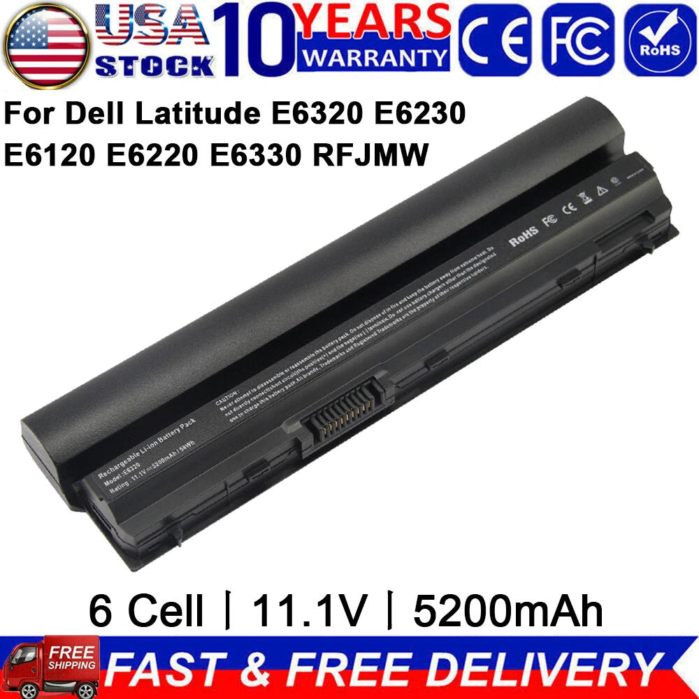 Battery for Dell Latitude E6320 E6230 E6120 E6220 E6330 RFJMW K4CP5 / Charger US