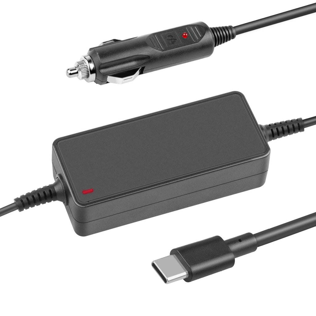90W USB-C Laptop CAR Charger for Lenovo Yoga Thinkpad MacBook Acer Samsung Asus