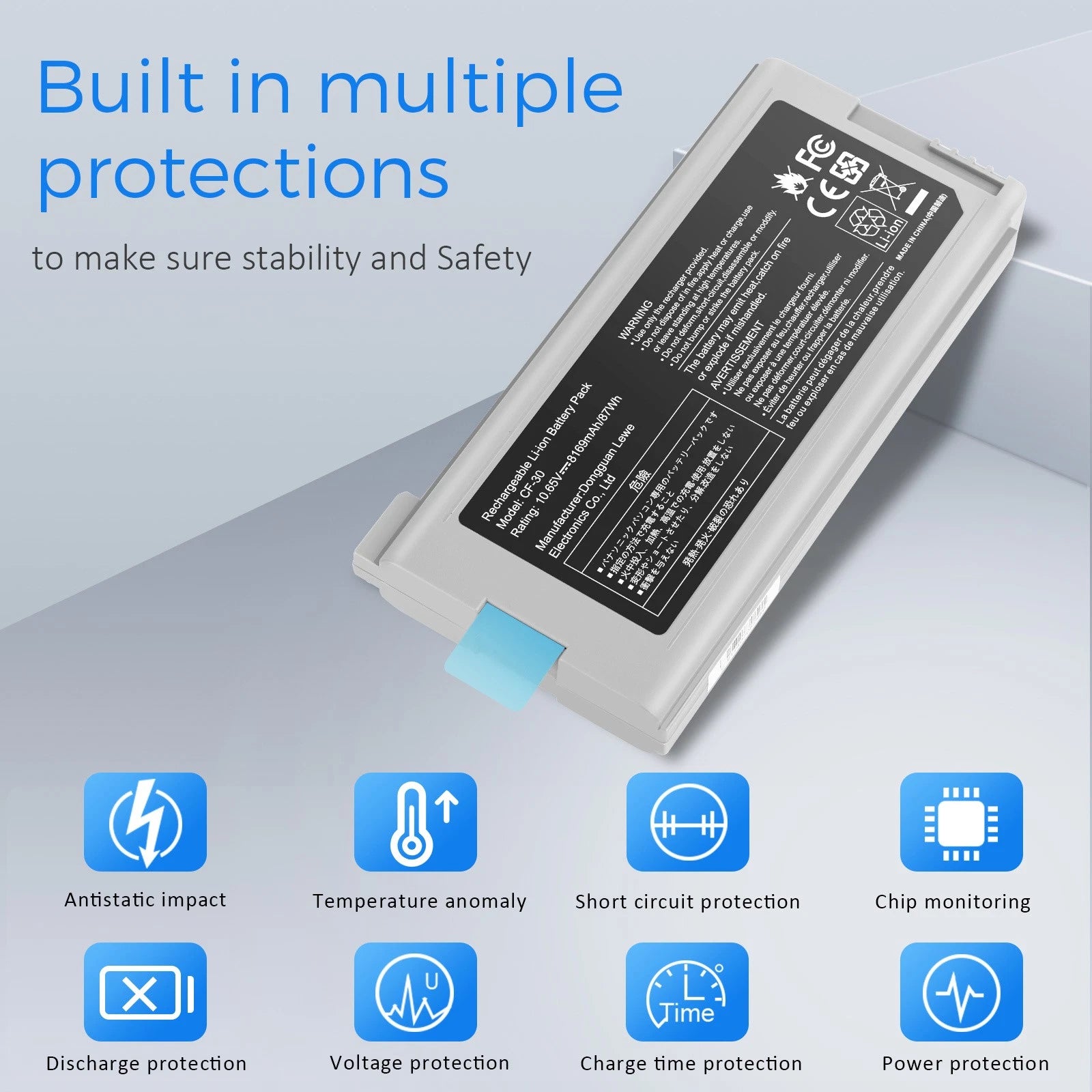 CF-VZSU46 CF-VZSU46U CF-30 Battery for Panasonic Toughbook CF-31 CF-53 CF-VZSU71