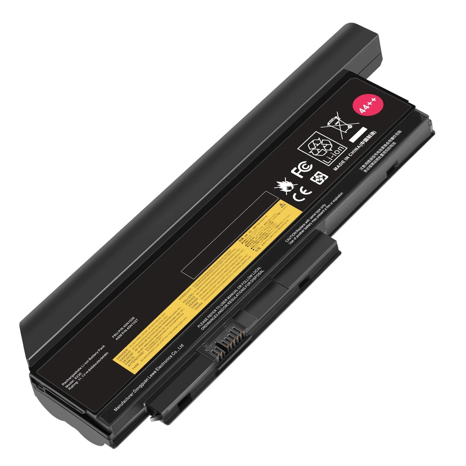 44++ 9 Cells X230 Battery For ThinkPad X220 X220i X230i 0A36281 0A36282 0A36283