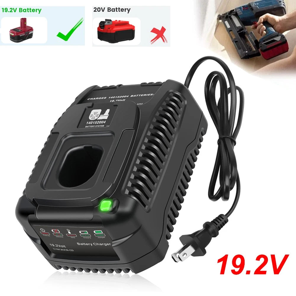 19.2 Volt Fast Charger For Craftsman C3 XCP Lithium-Ion & Ni-Cad Diehard Battery