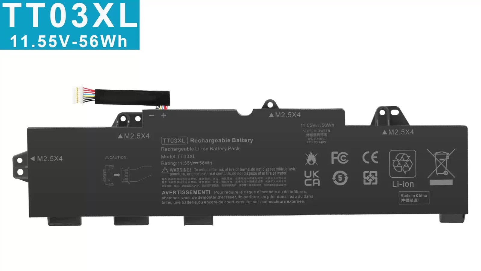 TT03XL Battery for HP EliteBook 850 G5 850 G6 ZBook 15U G5 G5-4215U G6 56Wh