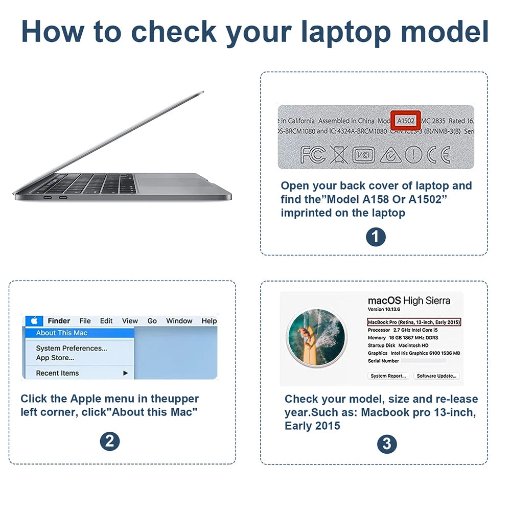 A1502 A1582 Battery for MacBook Pro 13" Retina Early 2015 Mid 2014 Late 2013