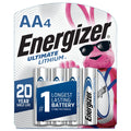 Energizer AA 4 Ultimate Lithium Long Lasting Battery Fresh