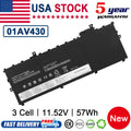 01AV494 01AV431 SB10K97587 Battery for Lenovo ThinkPad X1 Carbon 5th 6th Gen