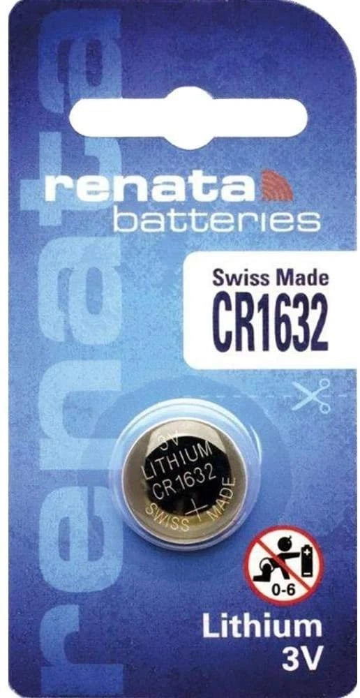 Renata Batteries CR1632 Lithium Battery (5 Pack)