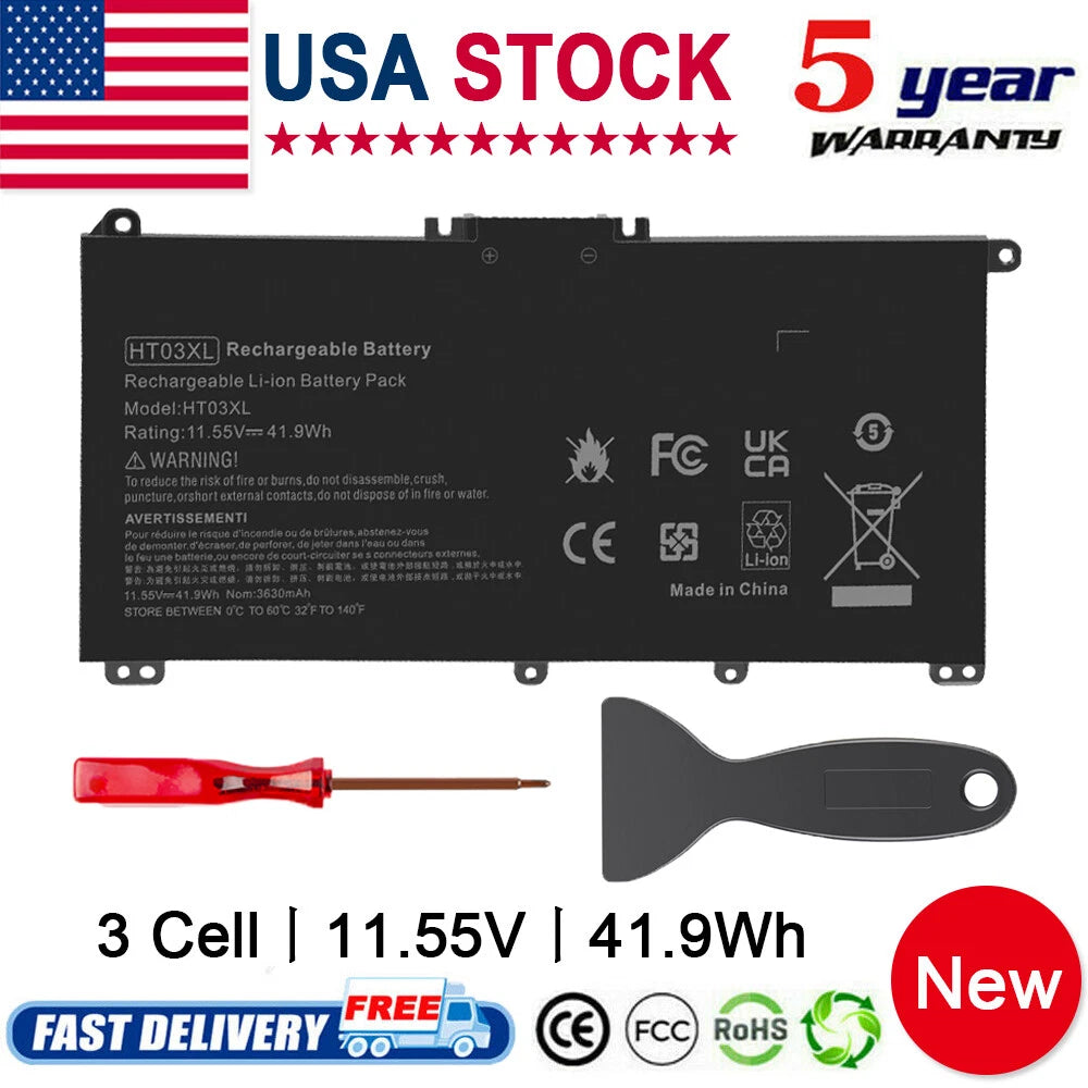 For HP PAVILION 15-DA0032WM 15-DA SERIES 11.55V 41.9Wh BATTERY L11119-855 HT03XL