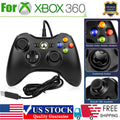 USB Wired Controller For Microsoft Xbox 360/Slim Gamepad PC Windows 7 8 10 11