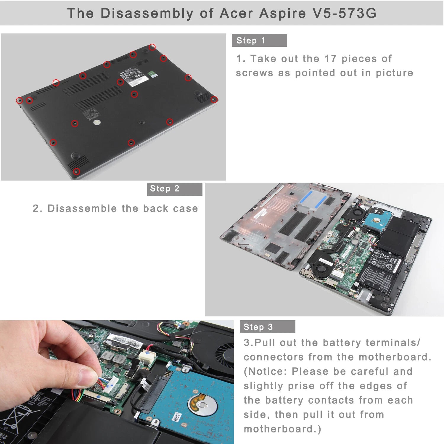 AP13B3K AP13B8K Battery for Acer Aspire R7-571 R7-571G R7-572 R7-572G V5-552G PC
