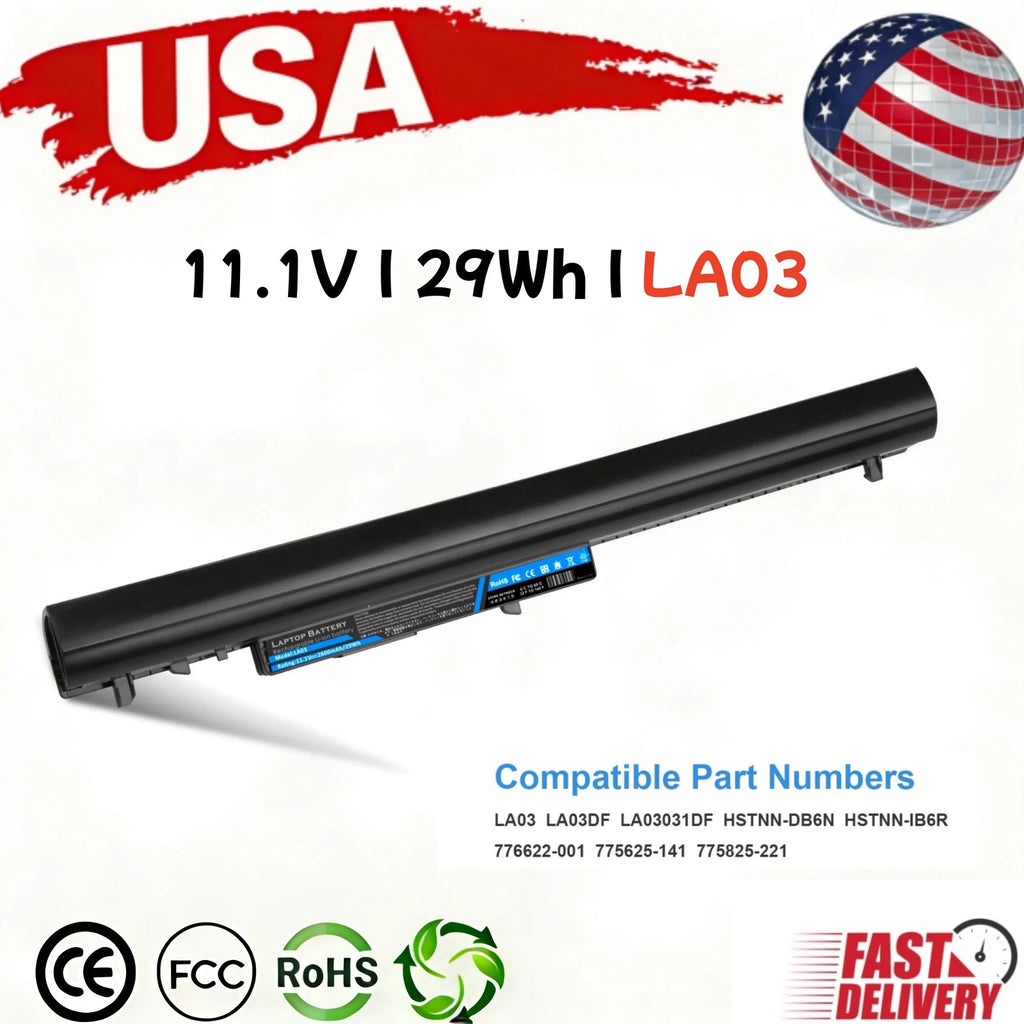 New LA03 Battery for HP Spare 15-F 15-F211WM 775625-121 776622-001 29wh