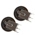 2x CR-2032/GVN 3V Lithium Coin Battery Horz 3 Pins Tab Internal RTC