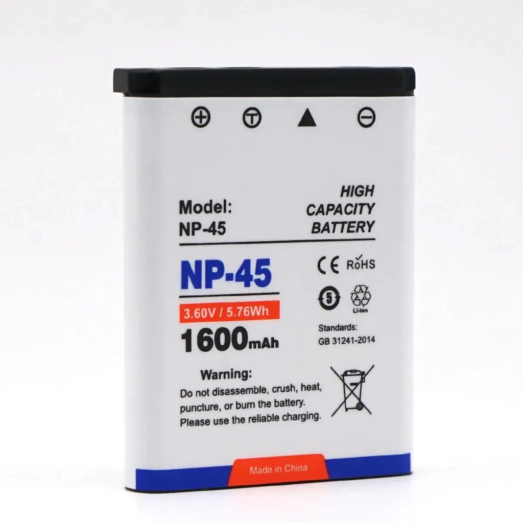 Replacement NP-45 Battery for Fujifilm FinePix Digital Cameras