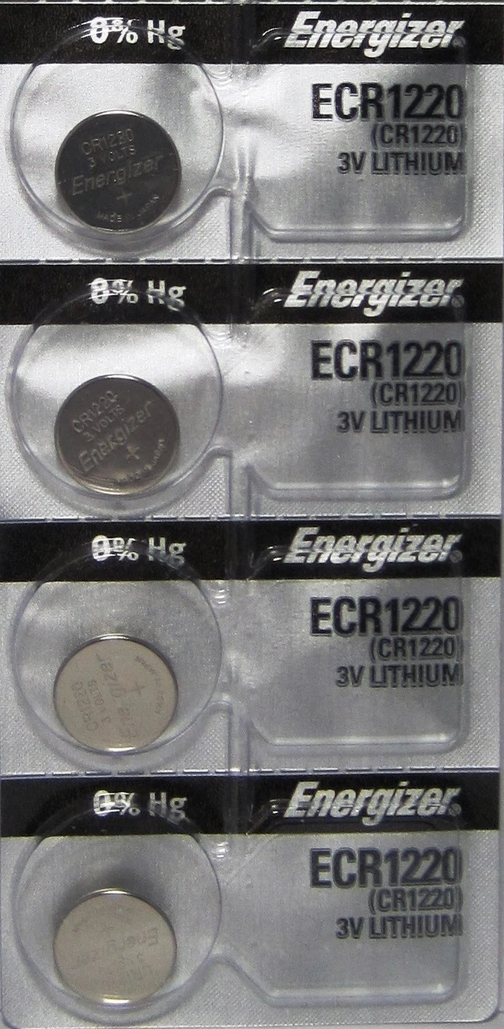 4 Energizer CR1220 ECR1220 1220 DL1220 3V Lithium Battery