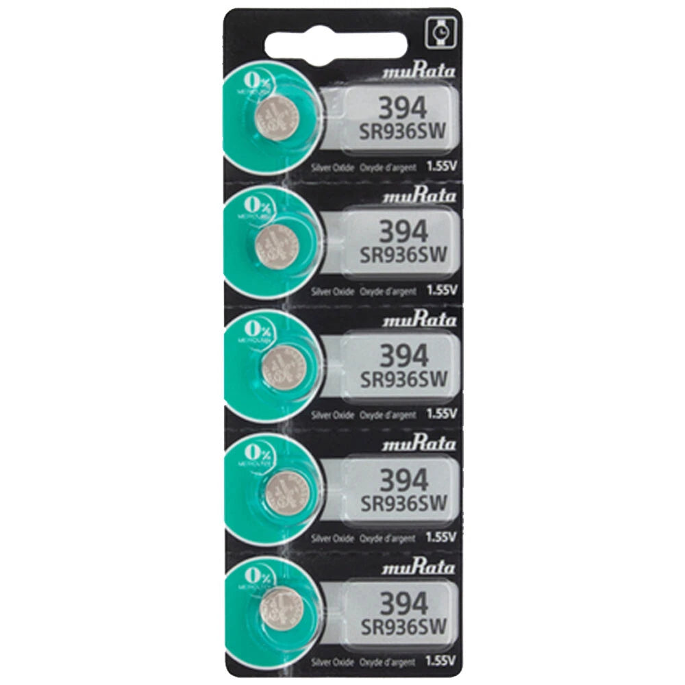 10 394-380 Murata Replaces Sony Button Cell Silver Oxide Batteries