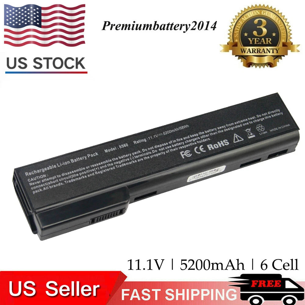 Battery For HP ProBook 8460p 8460w 8470b 6470b 6475b 6560b 6565b Notebook PC