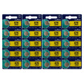 20 Pack Murata LR44 - A76 - Alkaline Button Cell Battery