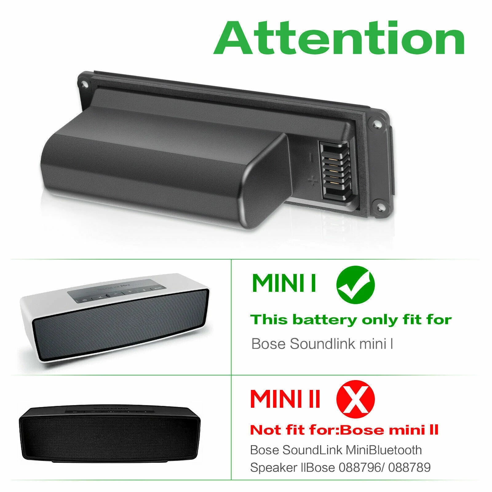 061384 Battery for Bose SOUNDLINK Mini I one Speaker 061386 063287 061385 Laptop