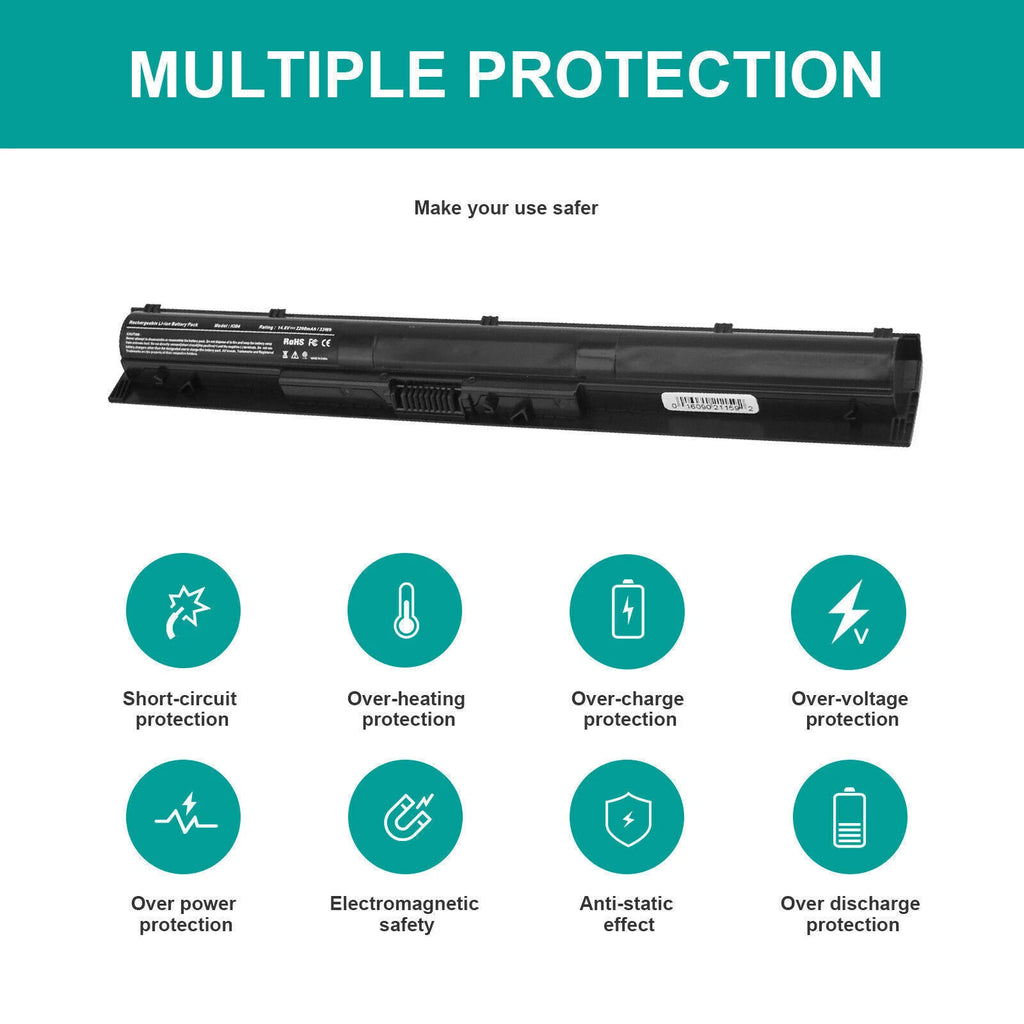 ?LOT K104 KI04 Battery For HP Pavilion 14 15 17-G000 HSTNN-LB6S 800049-001 4CELL